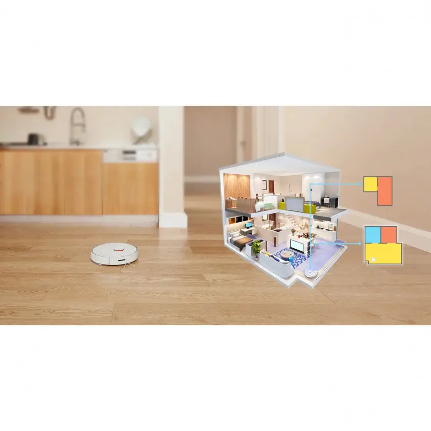 Roborock S6 Pure Vacuum Cleaner Robot Süpürge ve Mop