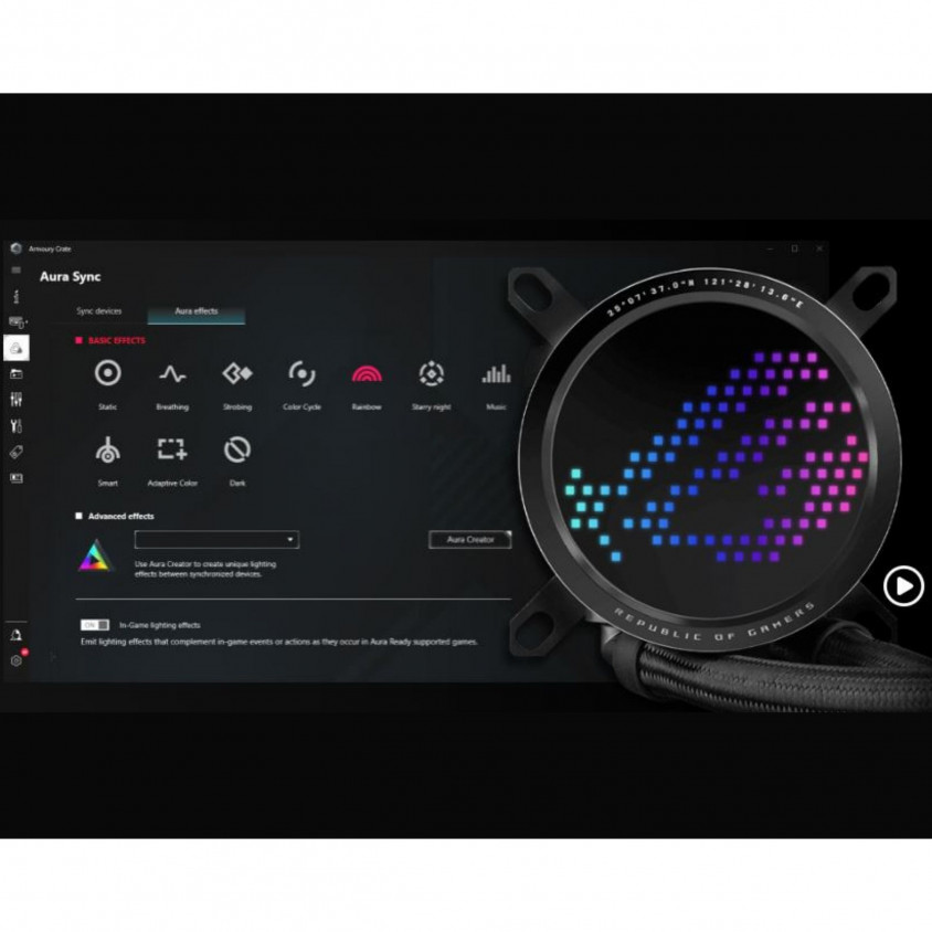 Asus ROG Ryuo III 360 ARGB 360mm İşlemci Sıvı Soğutucu (90RC00I1-M0UAY0)