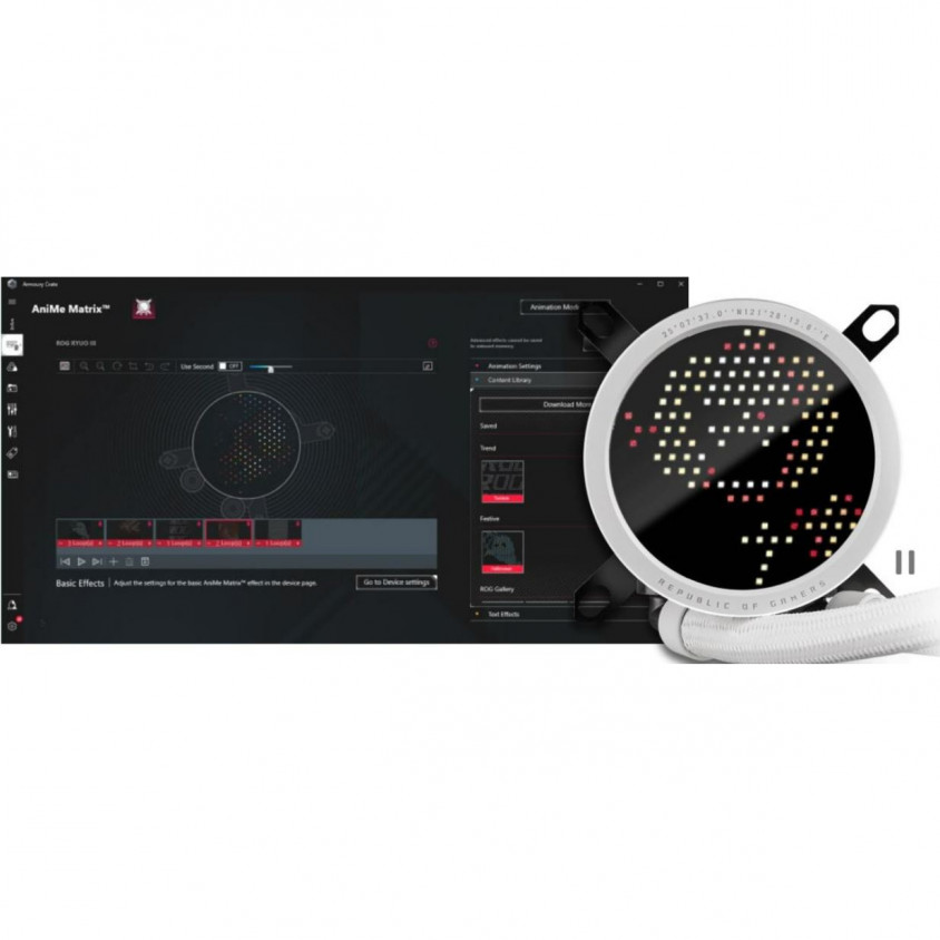 Asus ROG Ryuo III 240 ARGB White Edition 240mm İşlemci Sıvı Soğutucu