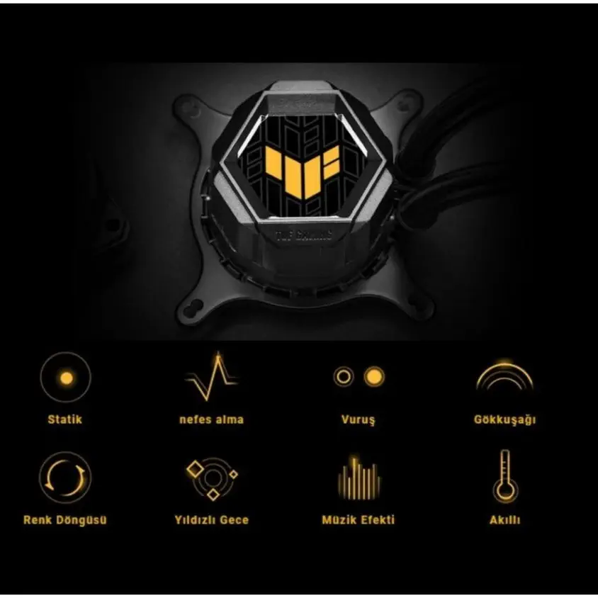 ASUS TUF Gaming LC 240 ARGB 240mm İşlemci Sıvı Soğutucu