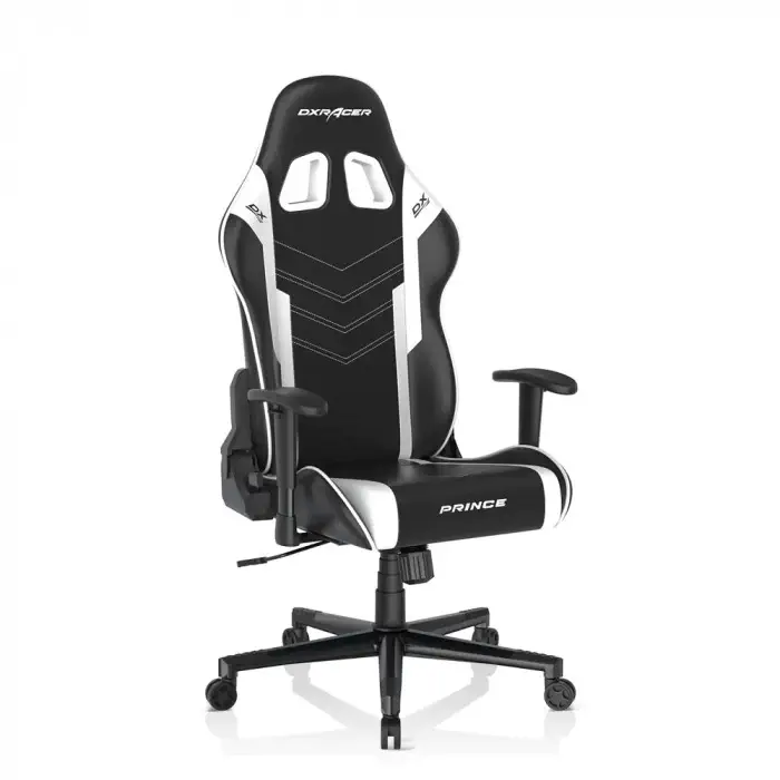 DXRacer P132 GC-P132-NW-F2-158 Siyah/Beyaz Oyuncu Koltuğu