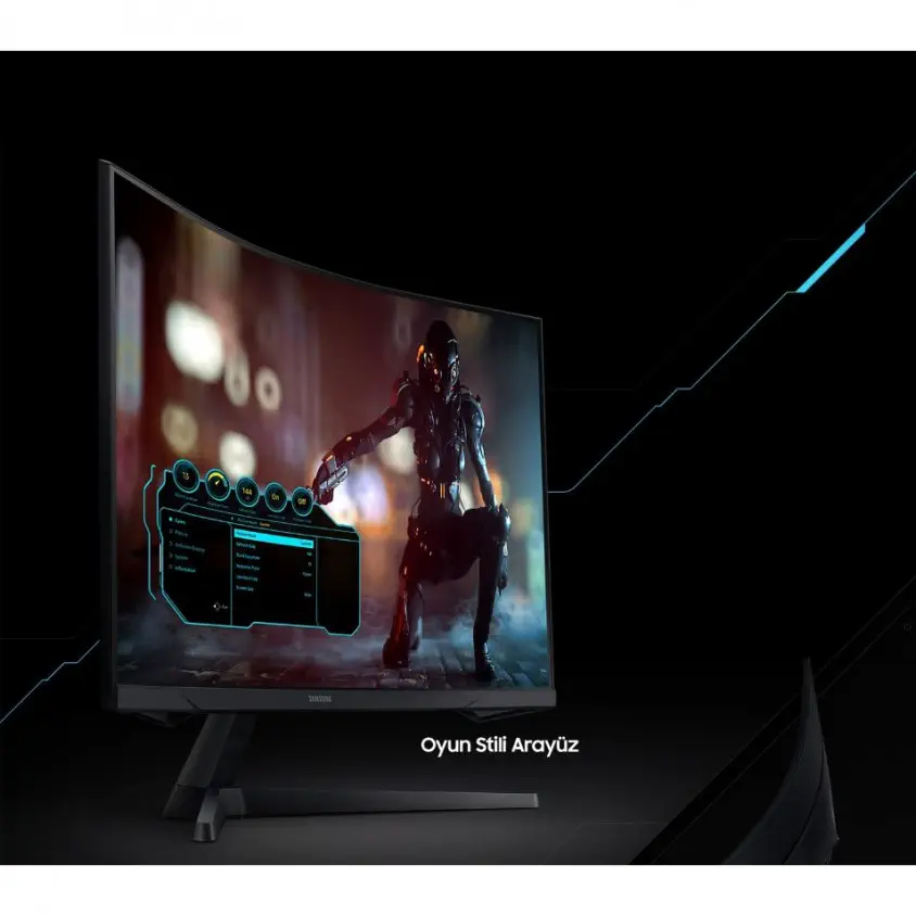Samsung Odyssey G5 LS32AG550EUXUF 32” 1ms 165Hz WQHD Curved Gaming Monitör
