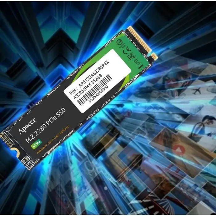 Apacer AS2280P4X AP512GAS2280P4X-1 512GB NVMe PCIe M.2 SSD Disk