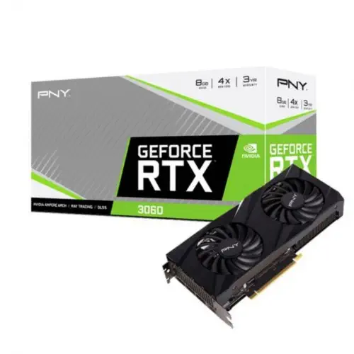 PNY GeForce RTX 3060 8GB VERTO Dual Fan DX12 Gaming Ekran Kartı