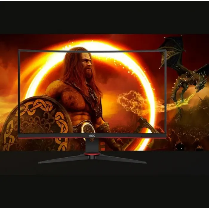 AOC 27″ C27G2ZE/BK 0.5ms 240Hz FreeSync Premium FHD VA Curved Gaming Monitör