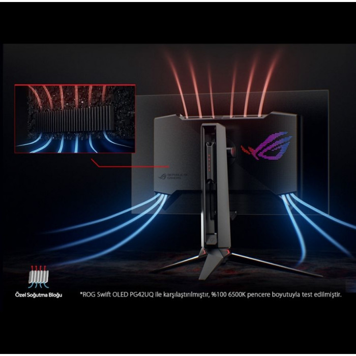 Asus ROG Swift PG27AQDM 26,5″ 0.03ms 240Hz OLED QHD Gaming Monitör