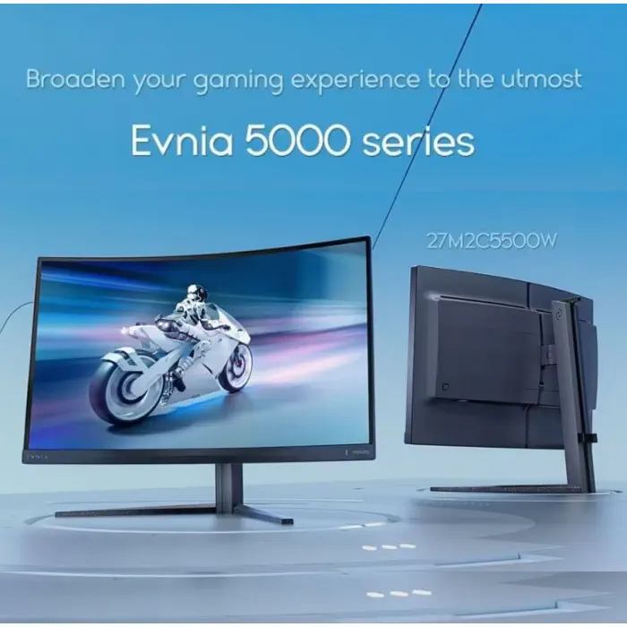 Philips Evnia 27M2C5500W 27″ 0,5ms 240Hz VA WQHD Curved Gaming Monitör