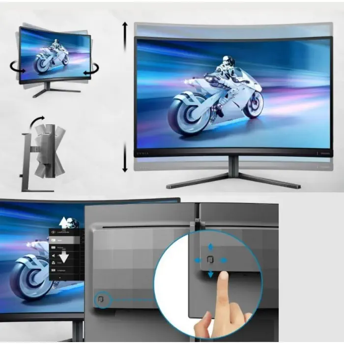 Philips Evnia 27M2C5500W 27″ 0,5ms 240Hz VA WQHD Curved Gaming Monitör