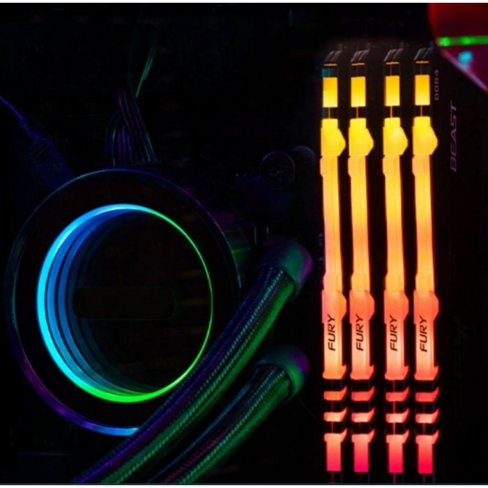 Kingston Fury Beast RGB KF432C16BBAK2/16 16GB DDR4 3200MHz Gaming Ram