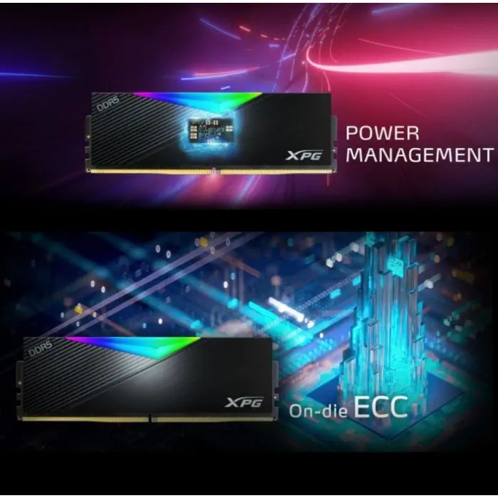 XPG Lancer RGB AX5U6000C3032G-DCLARBK 64GB DDR5 6000MHz Gaming Ram