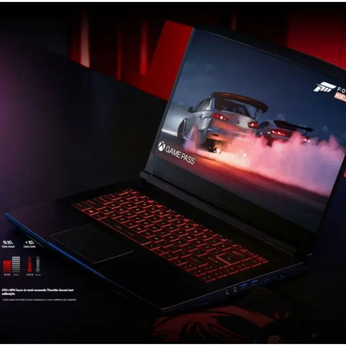 MSI Thin GF63 12VE-083XTR i5-12450H 15.6″ Gaming Notebook