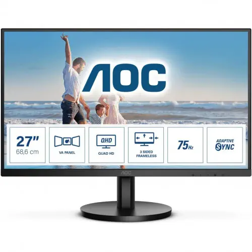 AOC Q27B3MA 27″ 4ms 75Hz FreeSync VA WQHD Monitör