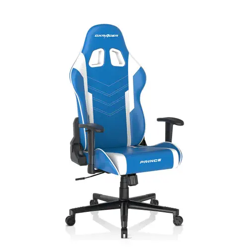 DXRacer P132 GC-P132-BW-F2-158 Mavi/Beyaz Oyuncu Koltuğu 