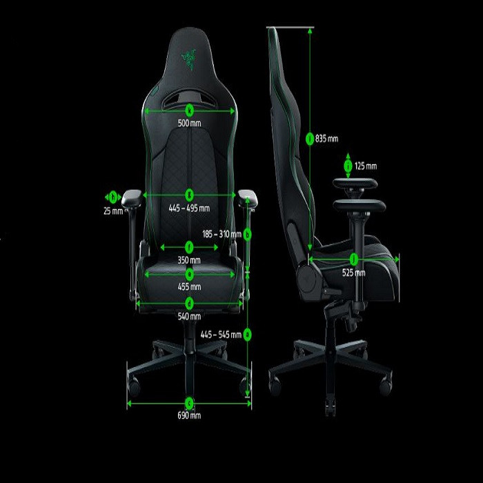 Razer Enki RZ38-03720100-R3G1 4D Kolçak Gaming (Oyuncu) Koltuğu