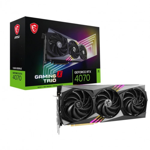 MSI GeForce RTX 4070 GAMING X TRIO 12G Gaming Ekran Kartı