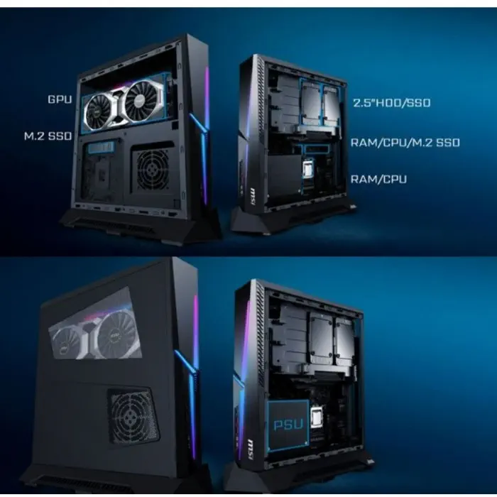MSI Meg Trident X 12VTD-004EU I7-12700K Gaming Masaüstü Bilgisayar