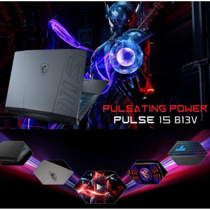 MSI Pulse 15 B13VFK-498TR i7-13700H 32GB 1TB SSD RTX4060 15.6″ FHD 144Hz Win11 Gaming Notebook