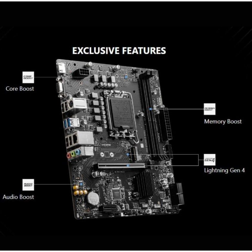 MSI Pro B760M-E DDR4 Gaming Anakart