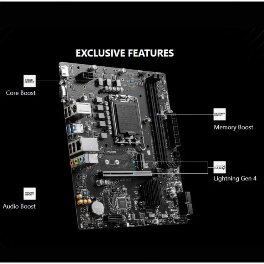 MSI Pro B760M-E DDR4 Gaming Anakart