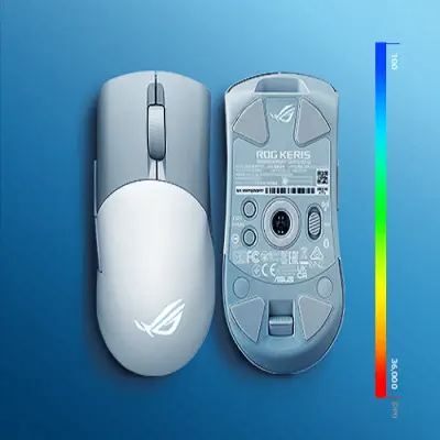 Asus P709 ROG Keris RGB White Wireless AimPoint Gaming Mouse
