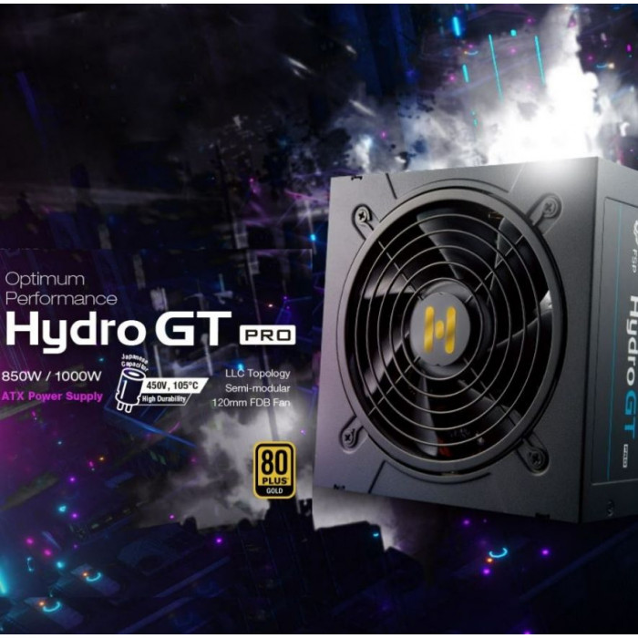 FSP Hydro GT PRO 850W ATX3.0 PCIe5.0 80+ Gold Yarı Modüler Güç Kaynağı