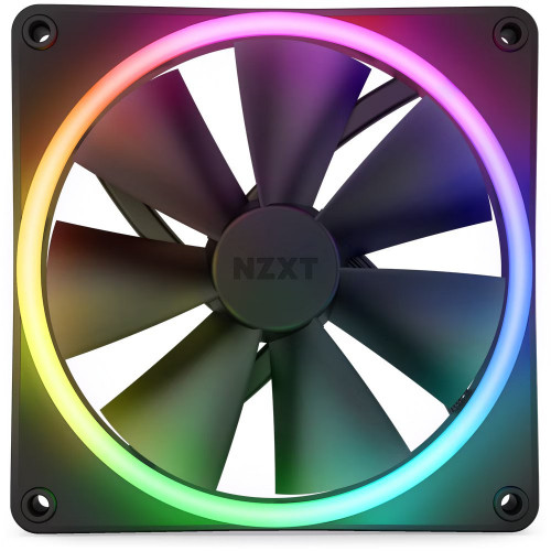 NZXT F140RGB Duo RF-D14DF-B1 140mm Twin Pack Siyah Kasa Fanı