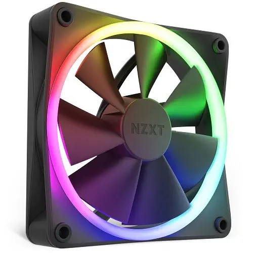 NZXT F140RGB Duo RF-D14DF-B1 140mm Twin Pack Siyah Kasa Fanı