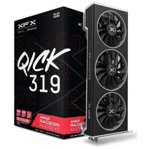 XFX Speedster QICK 319 AMD Radeon RX 6750 XT RX-675XYJFDP Gaming Ekran Kartı