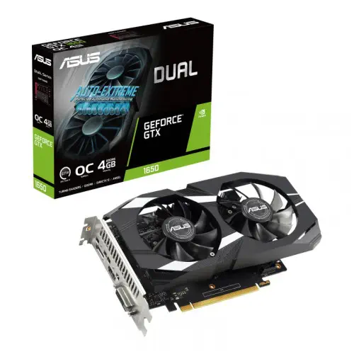 ASUS DUAL-GTX1650-O4GD6-P-V2 Gaming Ekran Kartı