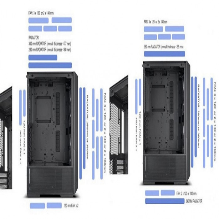Lian Li Lancool 216 White E-ATX Mid-Tower Gaming Kasa (G99.LAN216RW.00)