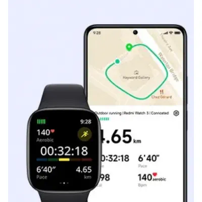 Xiaomi Redmi Watch 3 Siyah Akıllı Saat 