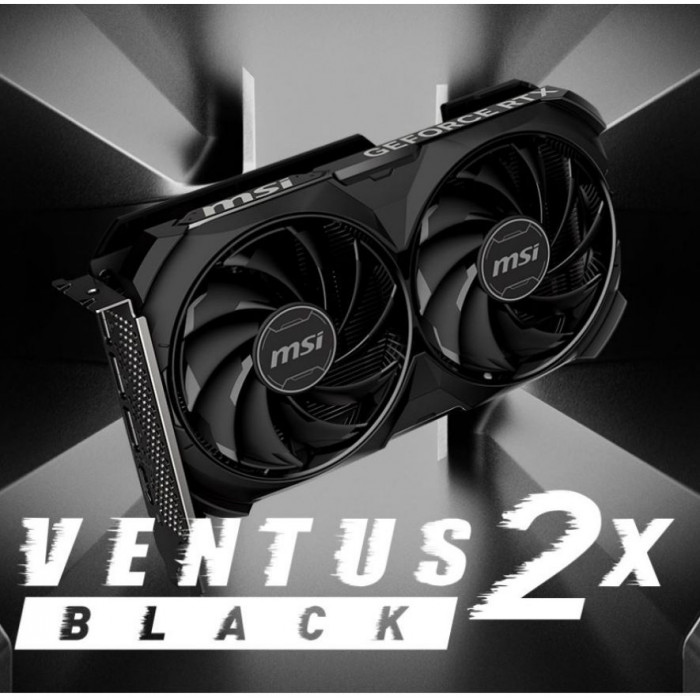 MSI GeForce 4060 Ti VENTUS 2X BLACK 8G OC Gaming Ekran Kartı