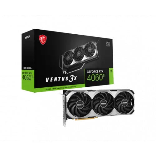 MSI GeForce RTX 4060 Ti VENTUS 3X 8G OC Gaming Ekran Kartı