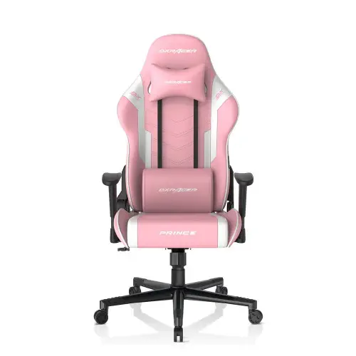 DXRacer P132 GC-P132-PW-F2-158 Pembe/Beyaz Oyuncu Koltuğu 