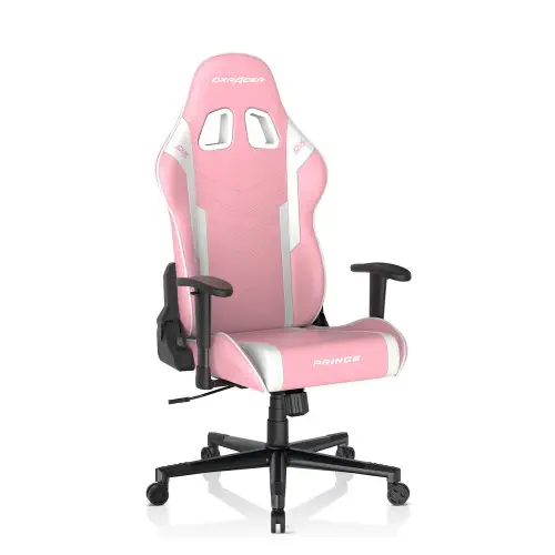 DXRacer P132 GC-P132-PW-F2-158 Pembe/Beyaz Oyuncu Koltuğu 