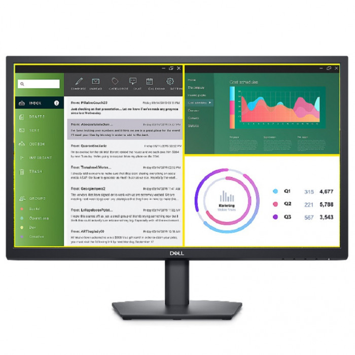  Dell E2423H 24″ DP VGA Full HD Monitör 