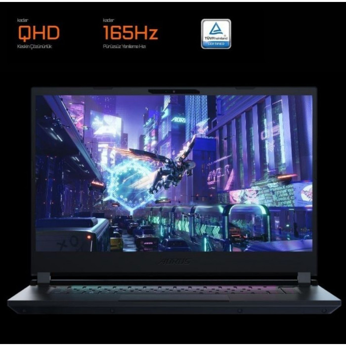 Gigabyte Aorus 15 BKF-73TR754SH i7-13700H 16GB 1TB SSD 8GB RTX 4060 15.6″ QHD Win11 Home Gaming Notebook 
