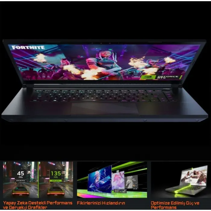 Gigabyte Aorus 7 9KF-E3EE513SD i5-12500H RTX 4060 360Hz 17.3″ FHD DOS Gaming Notebook 