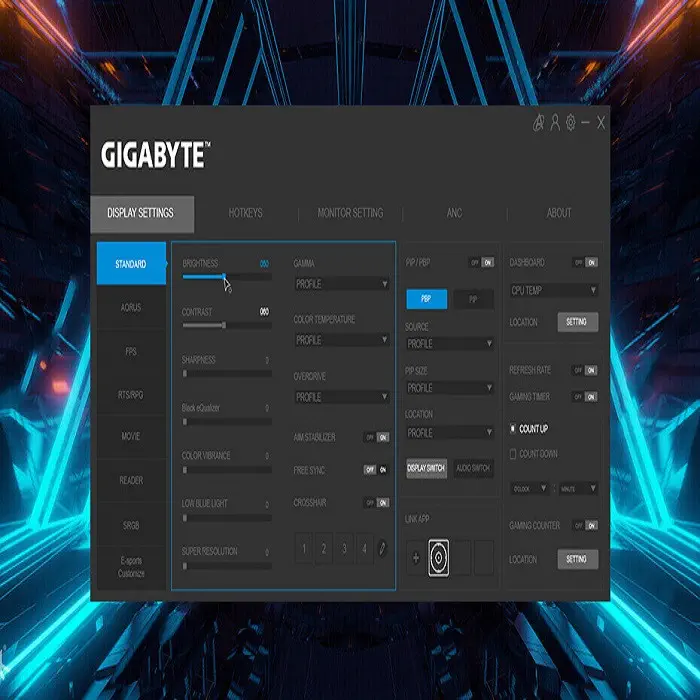 Gigabyte M32UC 31,5″ 1ms 144Hz SS VA UHD Gaming Monitör