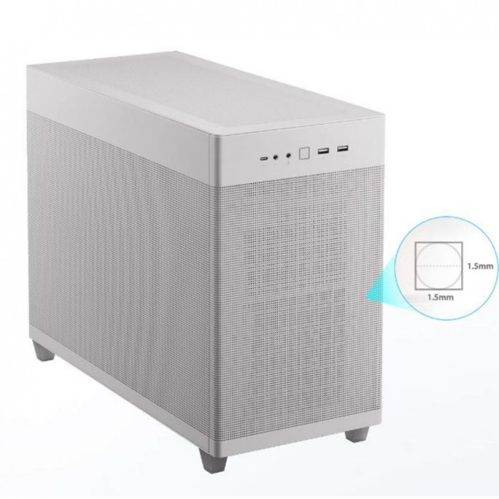 Asus Prime AP201 Temperli Cam Micro ATX Beyaz Bilgisayar Kasası