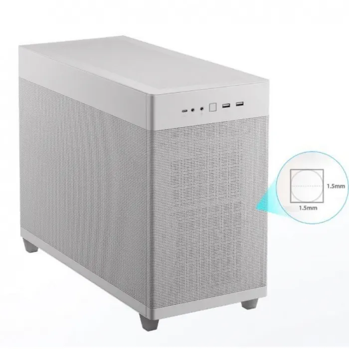 ASUS Prime AP201 Temperli Cam Micro ATX Beyaz Bilgisayar Kasası