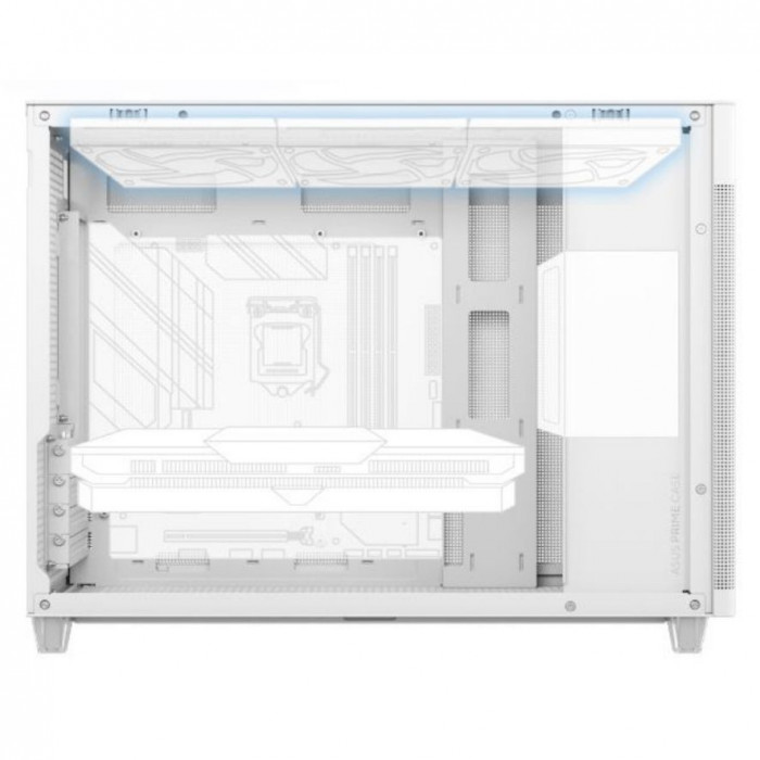 Asus Prime AP201 Temperli Cam Micro ATX Beyaz Bilgisayar Kasası