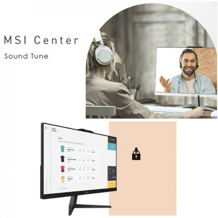 MSI Modern AM242T 12M-003EU 23.8″ Full HD Home All In One PC 