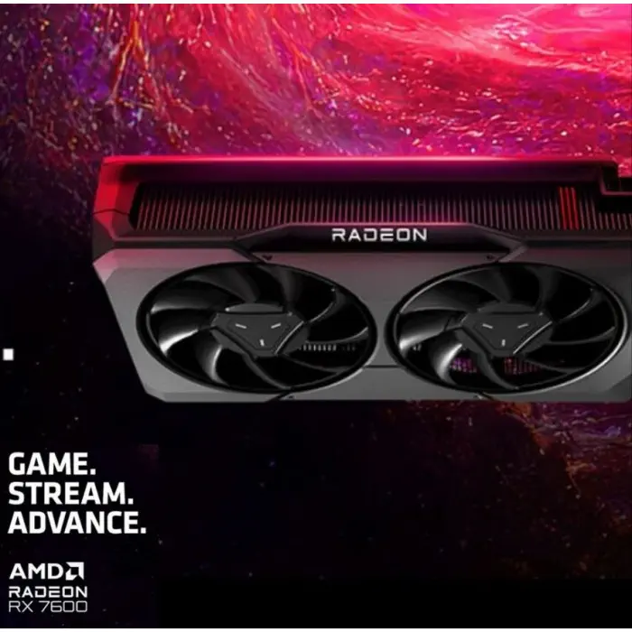 Asus ROG-STRIX-RX7600-O8G-GAMING GDDR6 128Bit DX12 Ekran Kartı