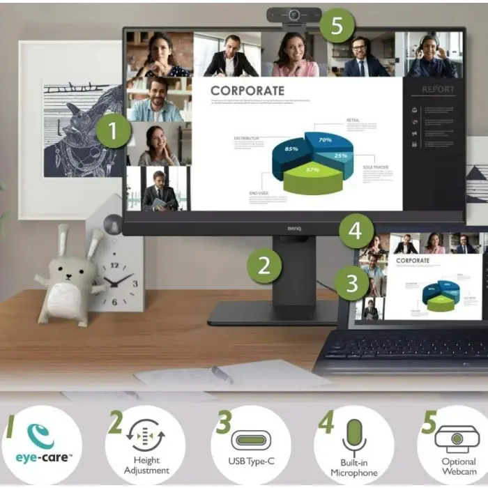 BenQ GW2485TC 24″ IPS Full HD Monitör