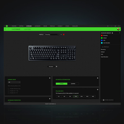 Razer Huntsman V2 TKL Purple Switch Gaming Klavye