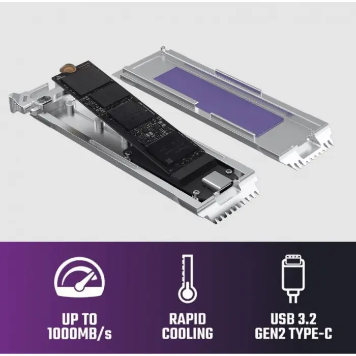 Cooler Master Oracle Air M.2 NVME PCIe Harici SSD Kutusu