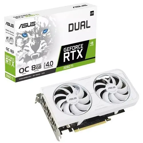 ASUS DUAL-RTX3060TI-O8GD6X-WHITE Gaming Ekran Kartı