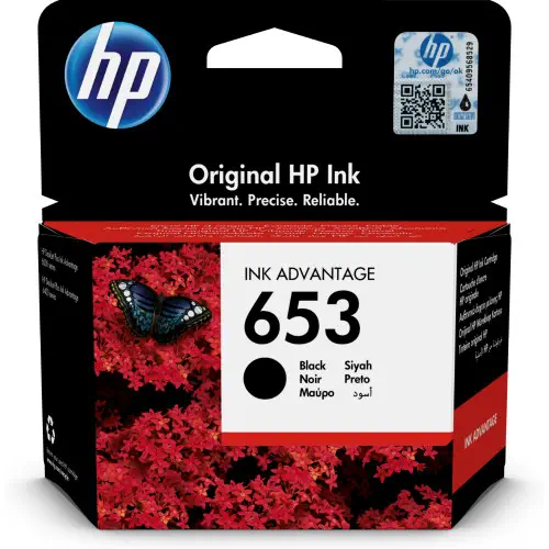 Hp 3YM75AE (653) Siyah Mürekkep Kartuş