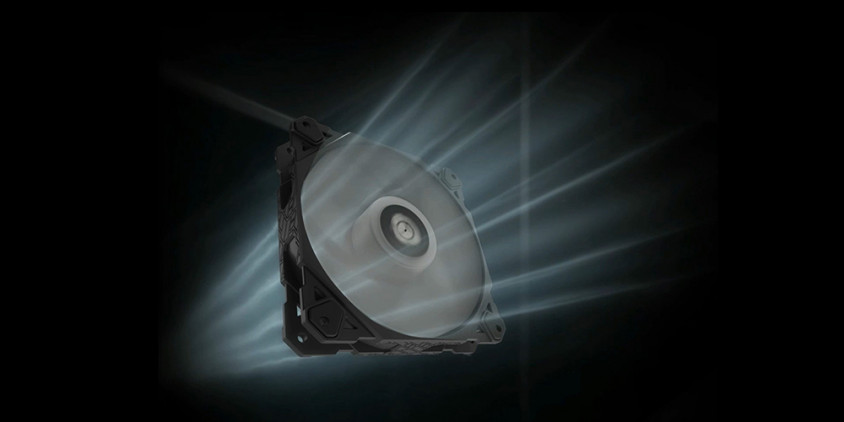 Asus Tuf Gaming TF120 ARGB Siyah Kasa Fanı